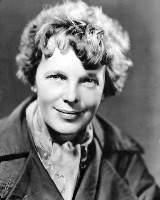 Photograph of Amelia Earhart in 1935