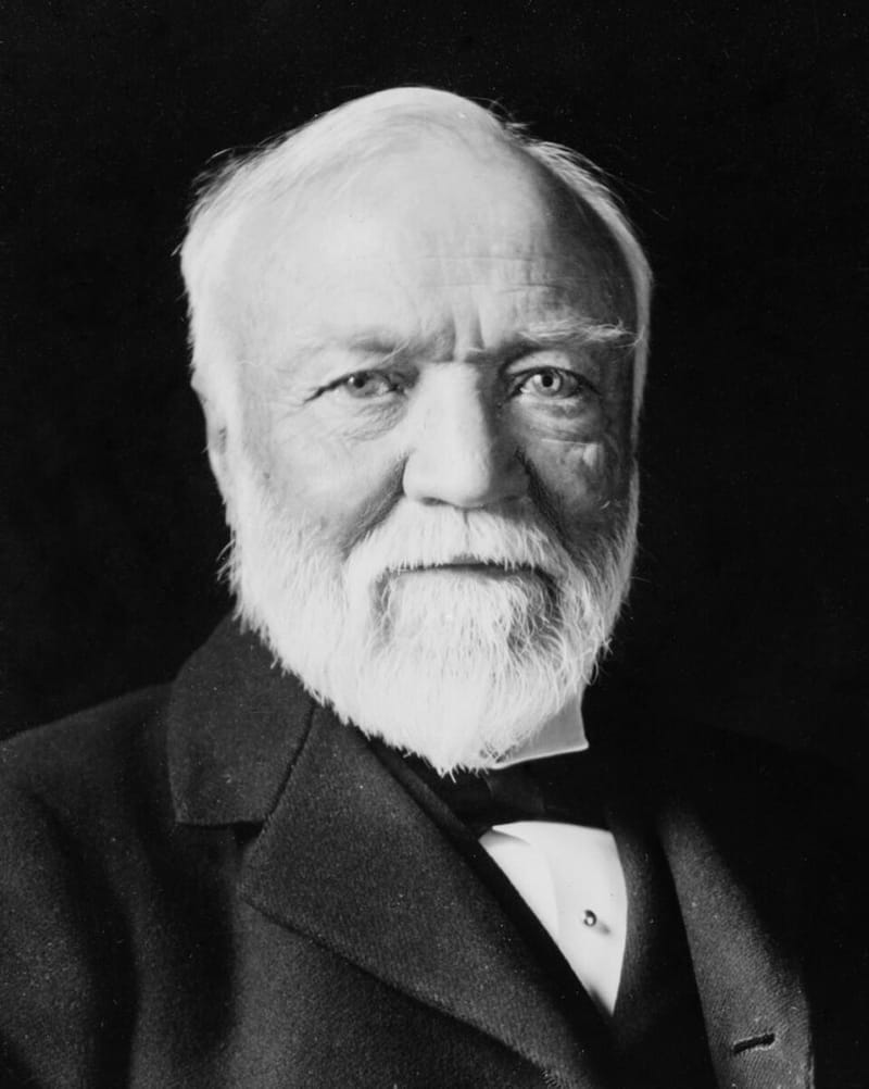 Photograph of Andrew Carnegie