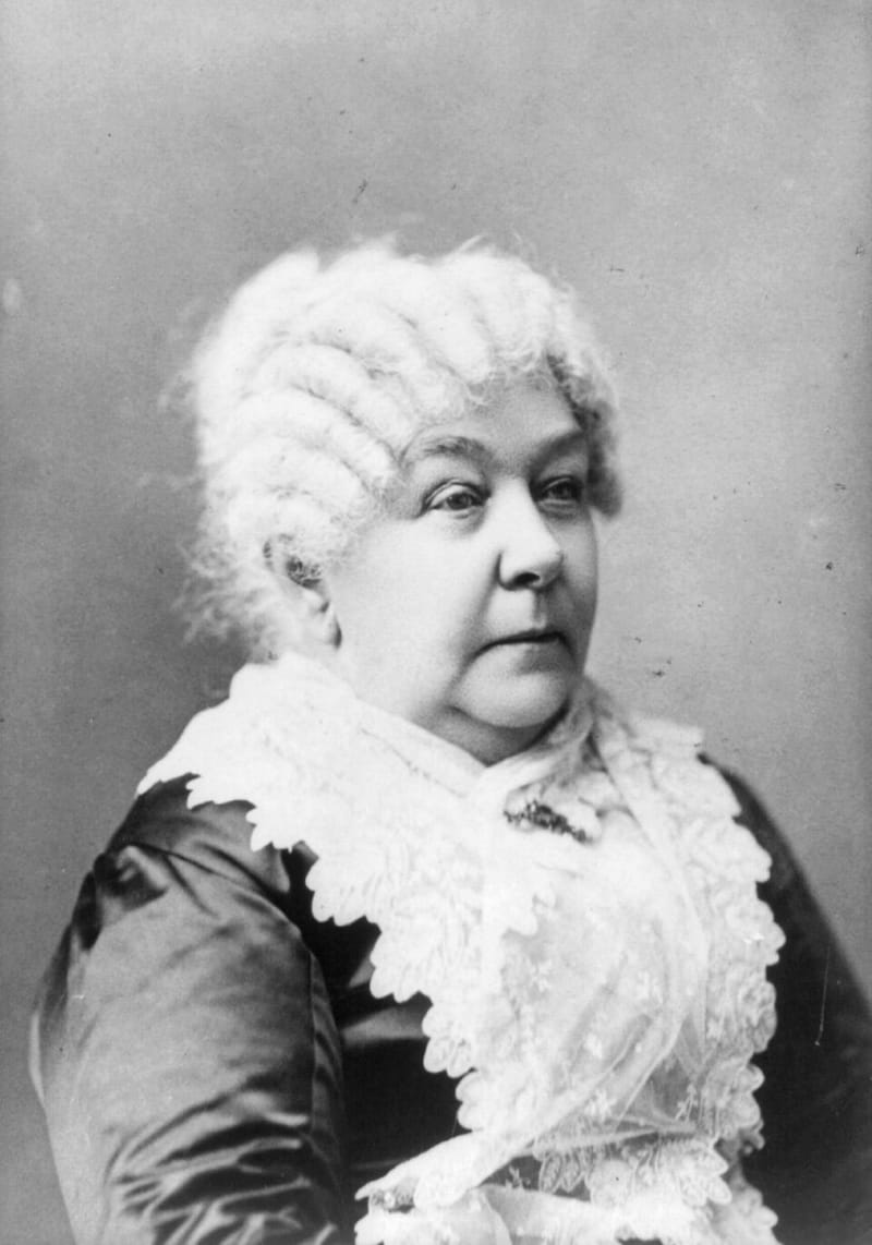 Photograph of Elizabeth Cady Stanton