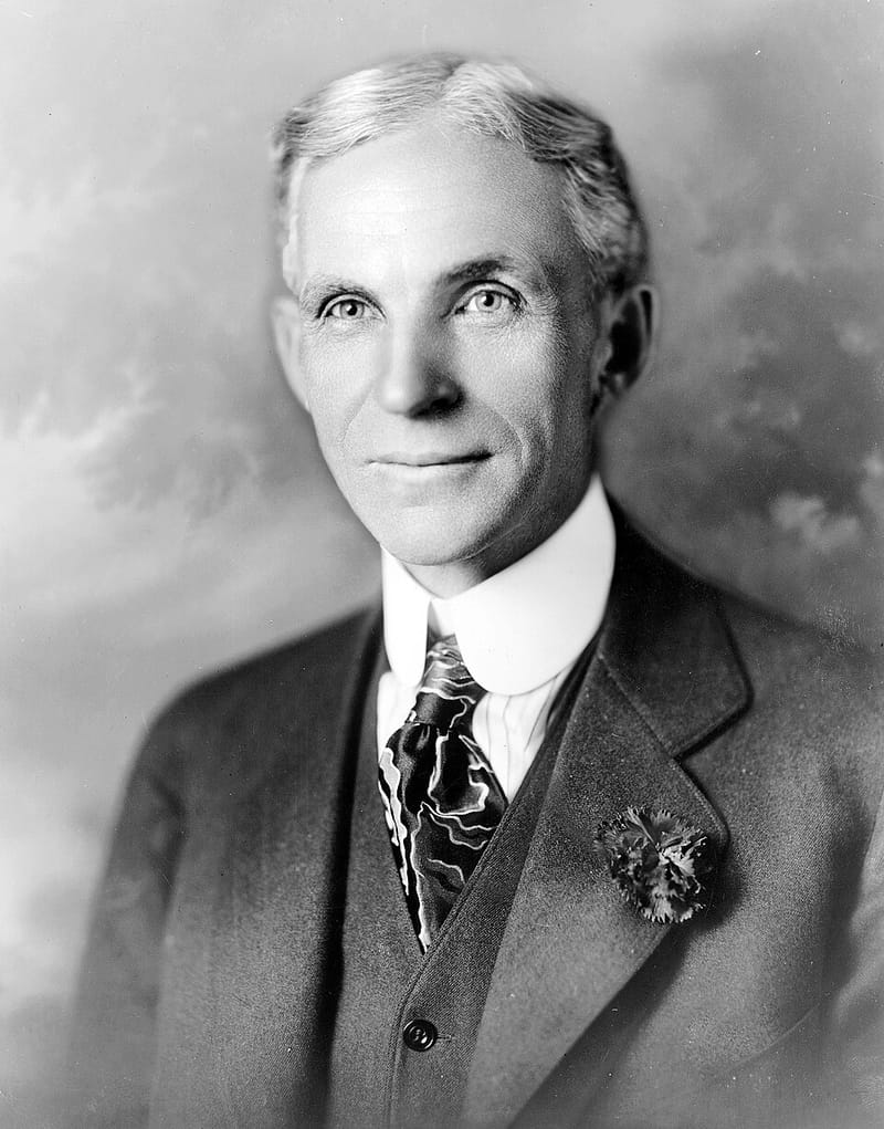Portrait photograph of Henry Ford, about 1919