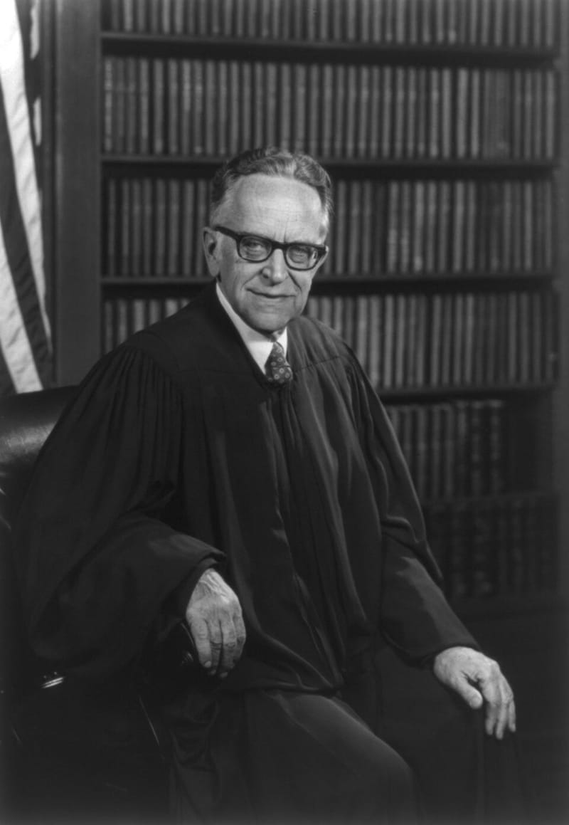 Official 1976 portrait of Justice Harry A. Blackmun, author of the majority opinion in Roe v. Wade